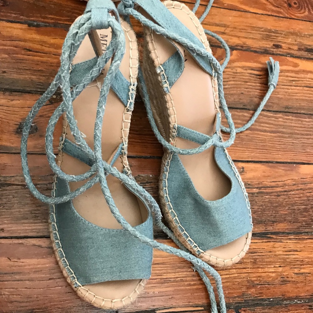 Merona wrap heels